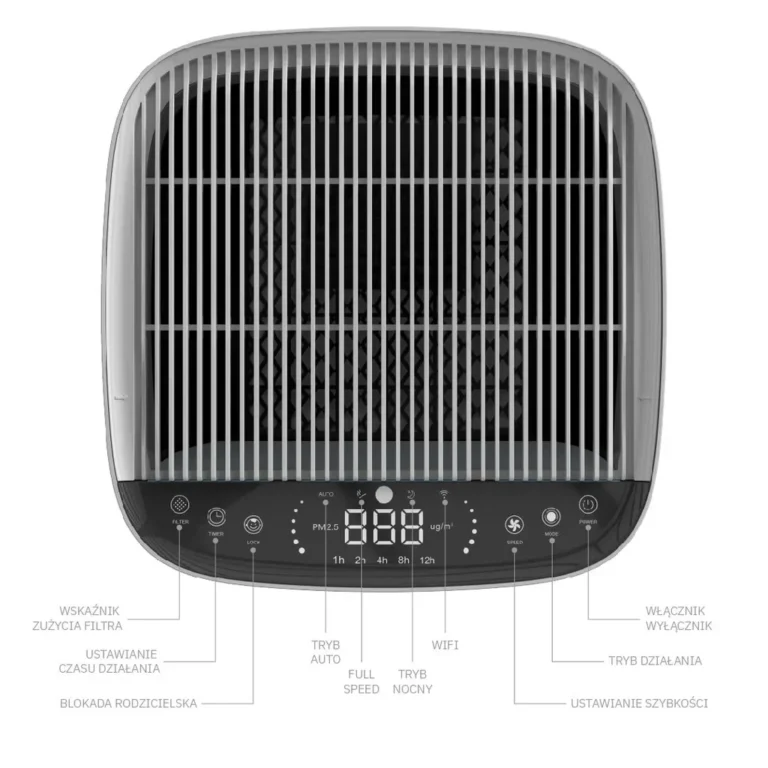 WEBBER AP9800 Wi-Fi Légtisztító: Az Ön Otthonának Tökéletes Légtisztítója