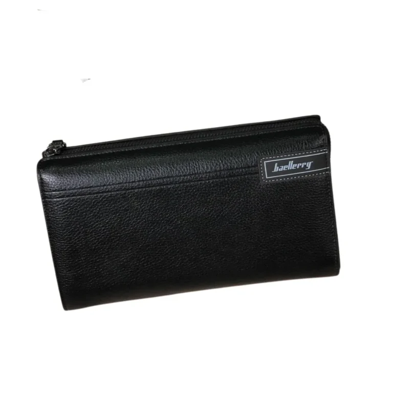 Wellys elegáns férfi pénztárca, 22 x 4 x 13 cm, fekete