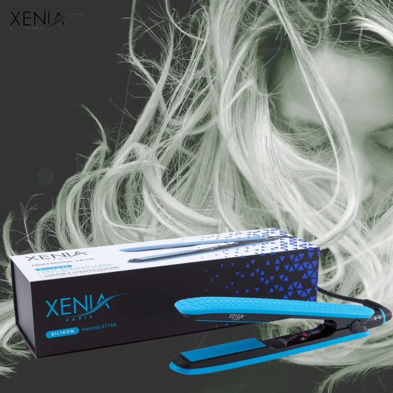 Xenia Paris Kerámia hajvasaló LED jelzőfénnyel, 140-200°C, 30 W, kék