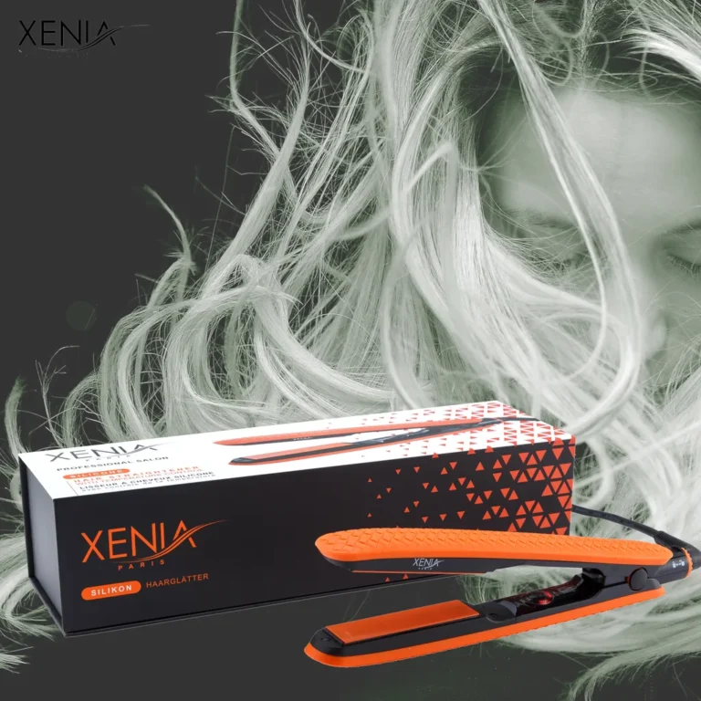 Xenia Paris Kerámia hajvasaló LED jelzőfénnyel, 140-200°C, 30 W, narancs