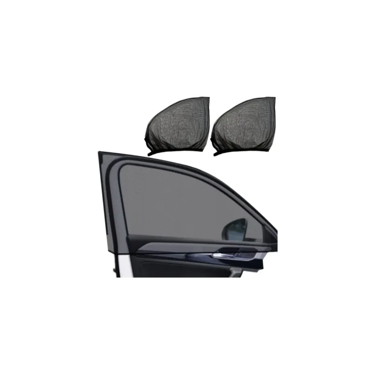 Vezetőoldali és utasoldali autós szúnyogháló/árnyékoló, fekete