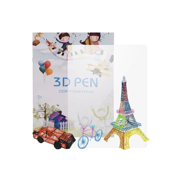 Könyv 3D Toll Sablonokkal: 40 Kreatív Design, Papír és Műanyag Anyagokkal