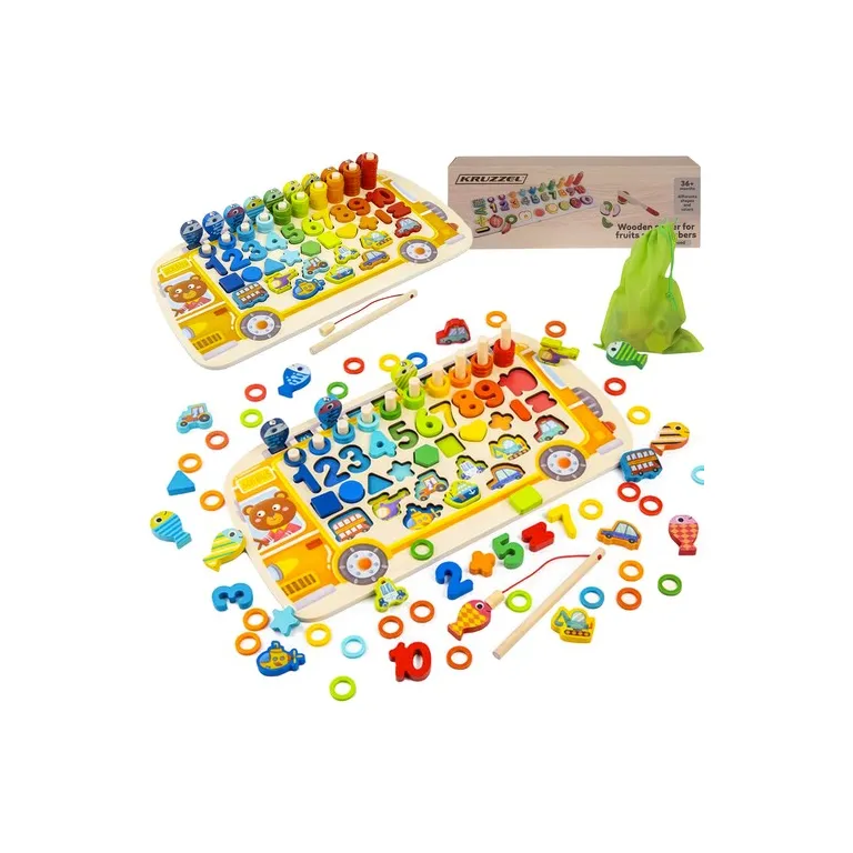 Gyermek Fa Puzzle & Szortírozó - Fejlesztő Játék