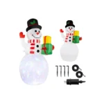 Varázslatos LED-es Hóember - Többszínű