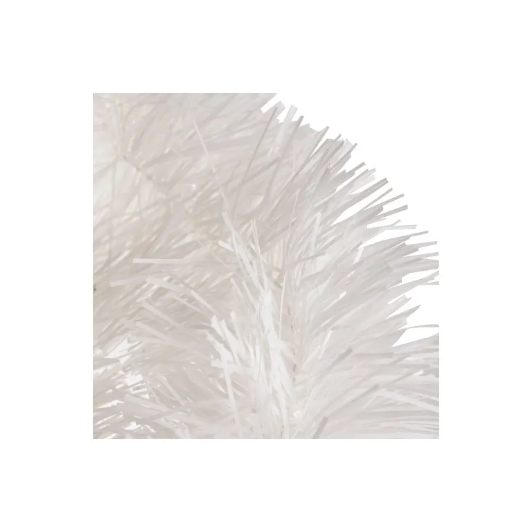 Hosszú és Vastag Karácsonyfa Girland / Karácsonyfa Lánc 6 Méter / 15 cm Fehér