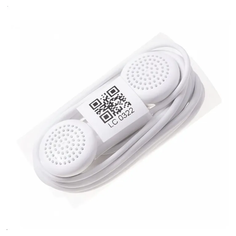 AM110 Huawei sztereó fejhallgató, beleértve. Vezérlő és mikrofon fehér (szervizcsomag)