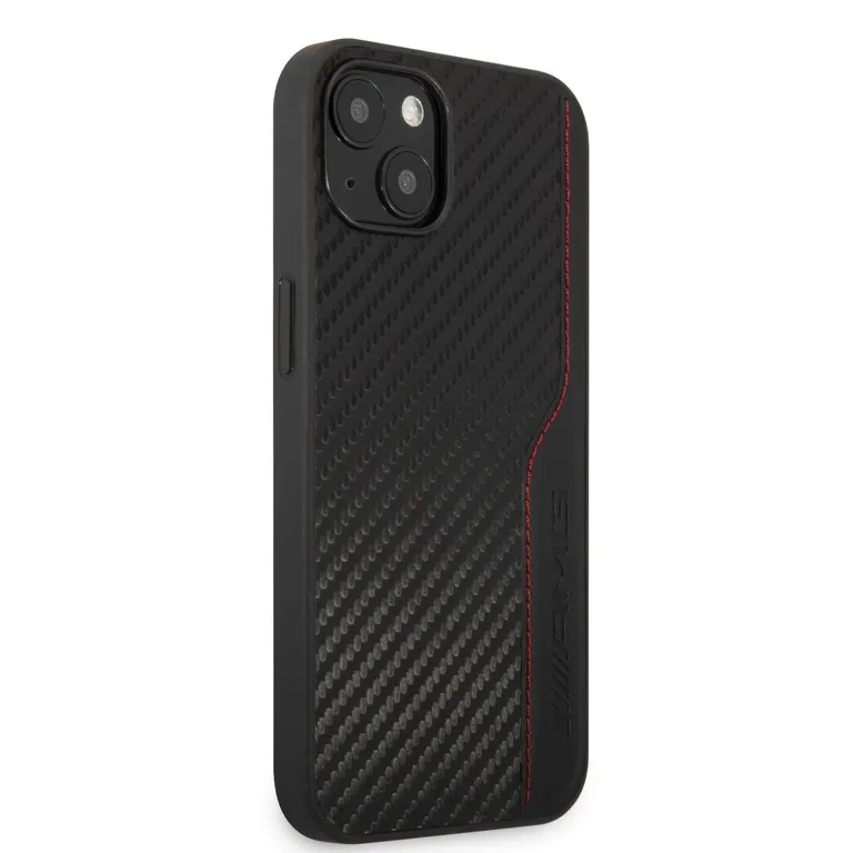 AMG PU Carbon Effect hátlap az iPhone 14 készülékhez Fekete