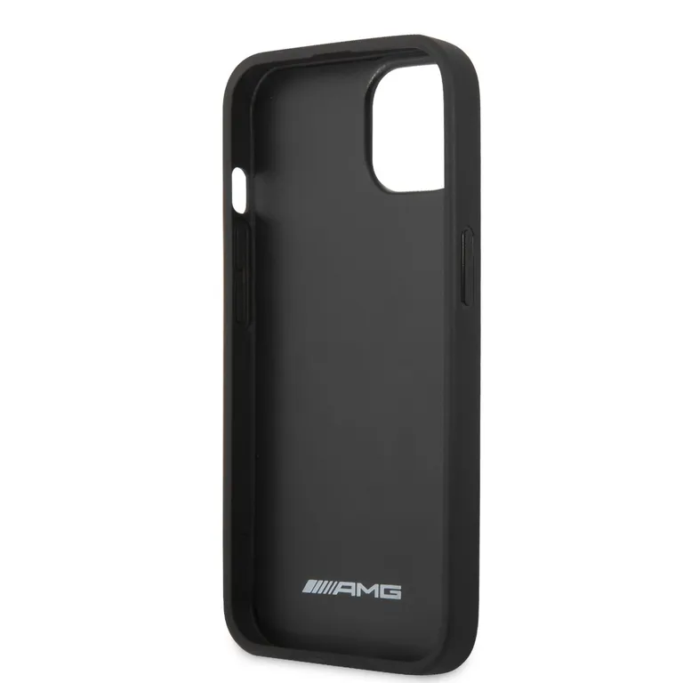 AMG PU Carbon Effect hátlap az iPhone 14 készülékhez Fekete