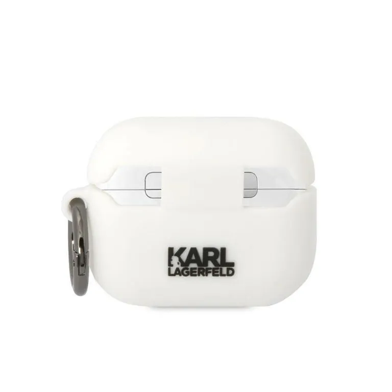 Apple Airpods Pro Karl Lagerfeld Silicone Chupette Head 3D White