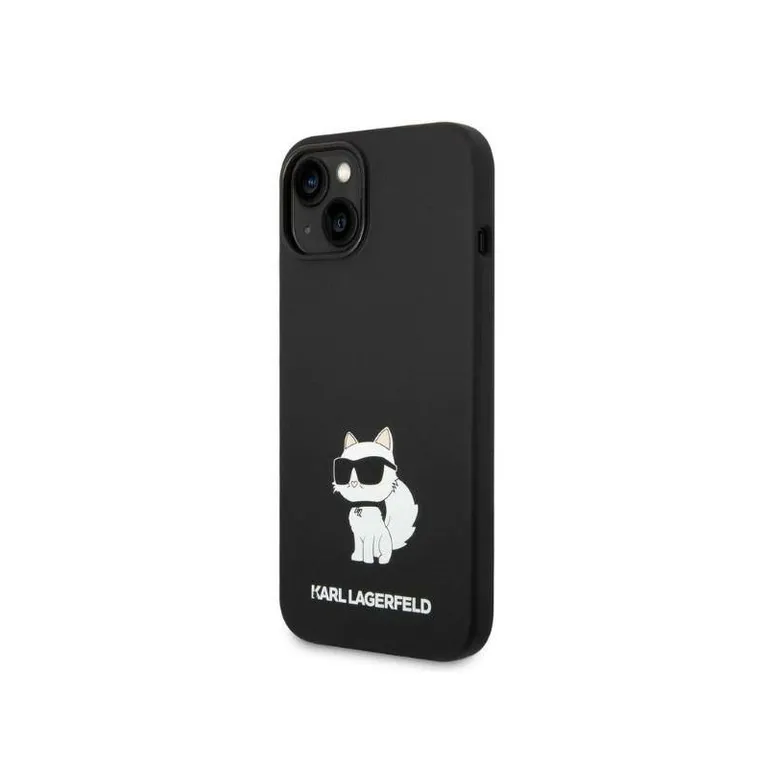 Az iPhone 14 Plus Karl Lagerfeld Hardcase Silicone Chupette (KLHCP14MSNCHBCK) fekete