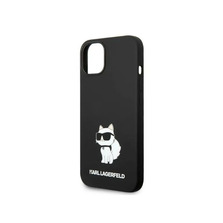 Az iPhone 14 Plus Karl Lagerfeld Hardcase Silicone Chupette (KLHCP14MSNCHBCK) fekete