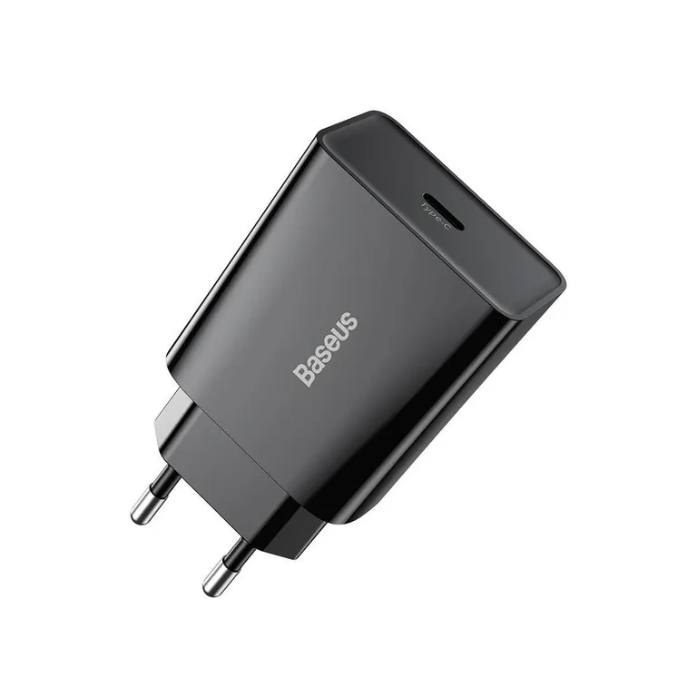 Baseus Speed Mini gyorstöltő, USB-C, PD, 3A, 20W (fekete)