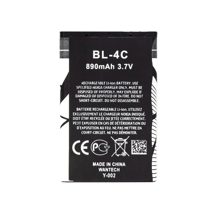BL-4C Nokia 890mAh Li-Ion Pro akkumulátor (OEM)