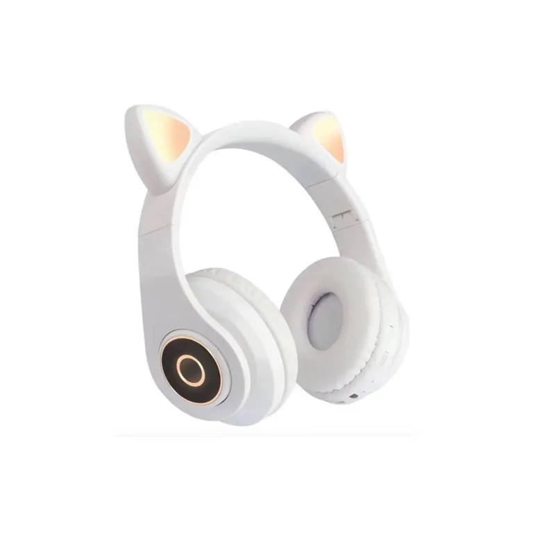 Bluetooth fejhallgató, 5.0  LED fehér