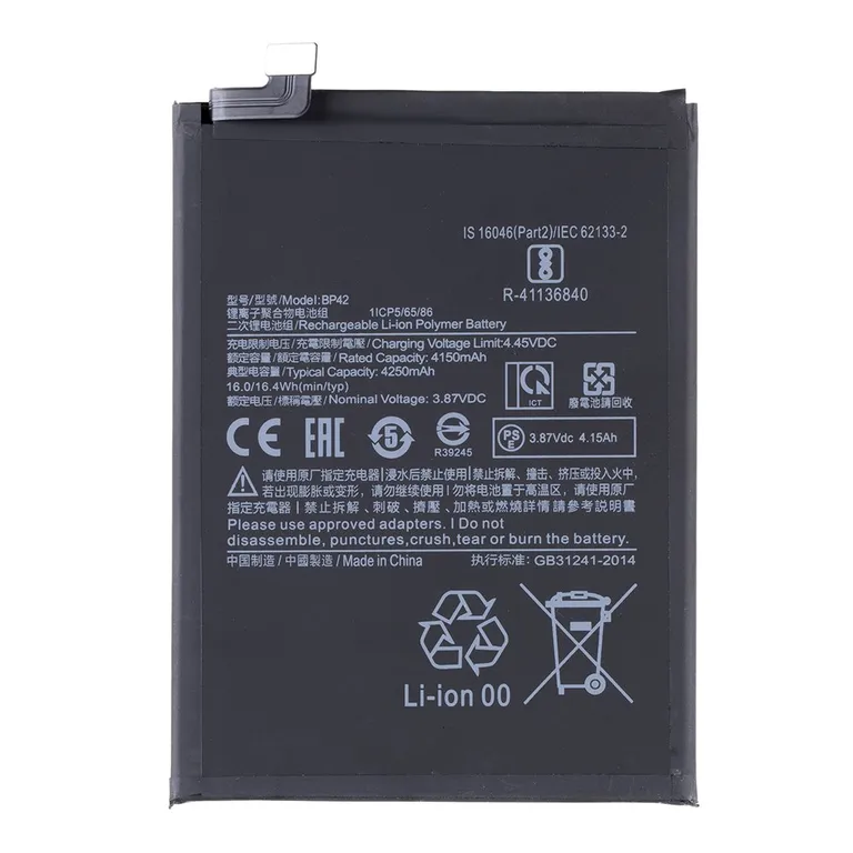 BP42 Xiaomi akkumulátor 4250mAh (OEM)