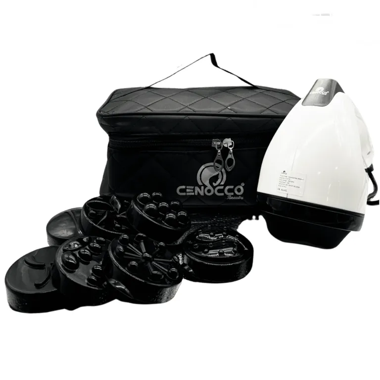 Cenocco Beauty Professzionális masszírozó 8 cserélhető fejjel, tároló táskával, 25 W, fehér