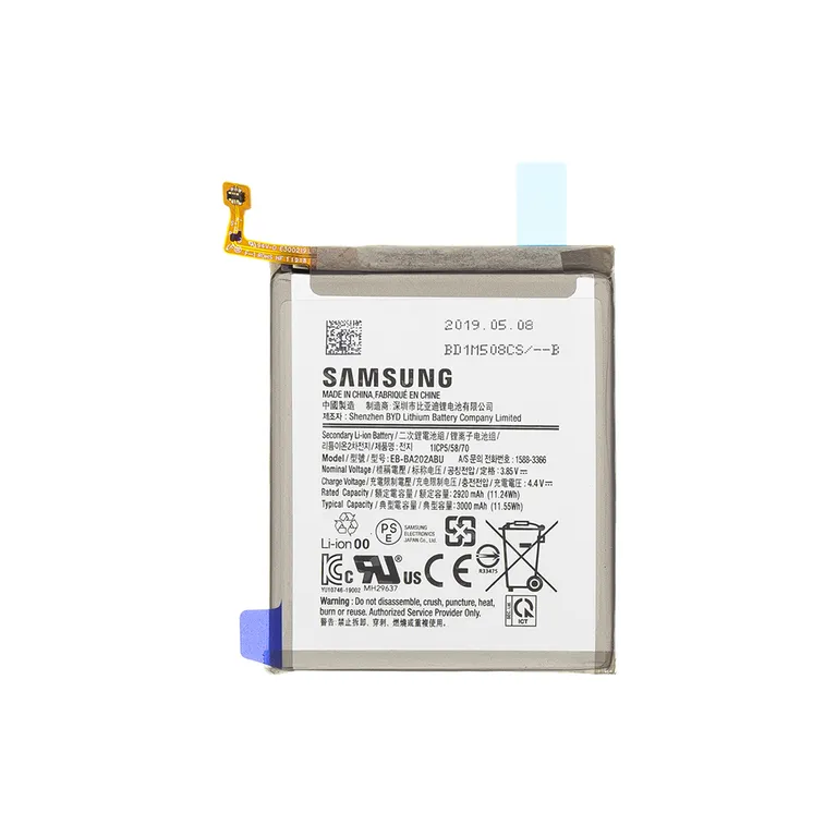 EB-BA202ABU Samsung Baterie Li-Pol 3000mAh (szervizcsomag)