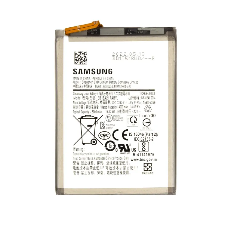 EB-BA217ABY Samsung akkumulátor Li-Ion 5000mAh (ömlesztve)