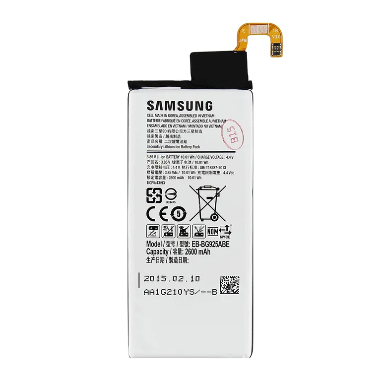 EB-BG925ABE Samsung Baterie Li-Ion 2600mAh (szervizcsomag)