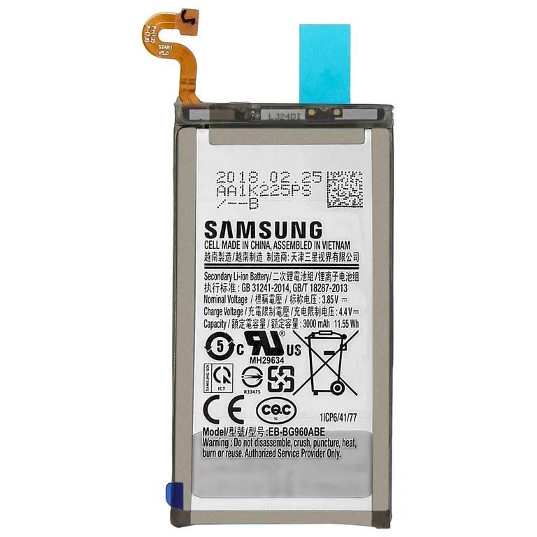 EB-BG960ABE Samsung akkumulátor Li-Ion 3000mAh (ömlesztett)