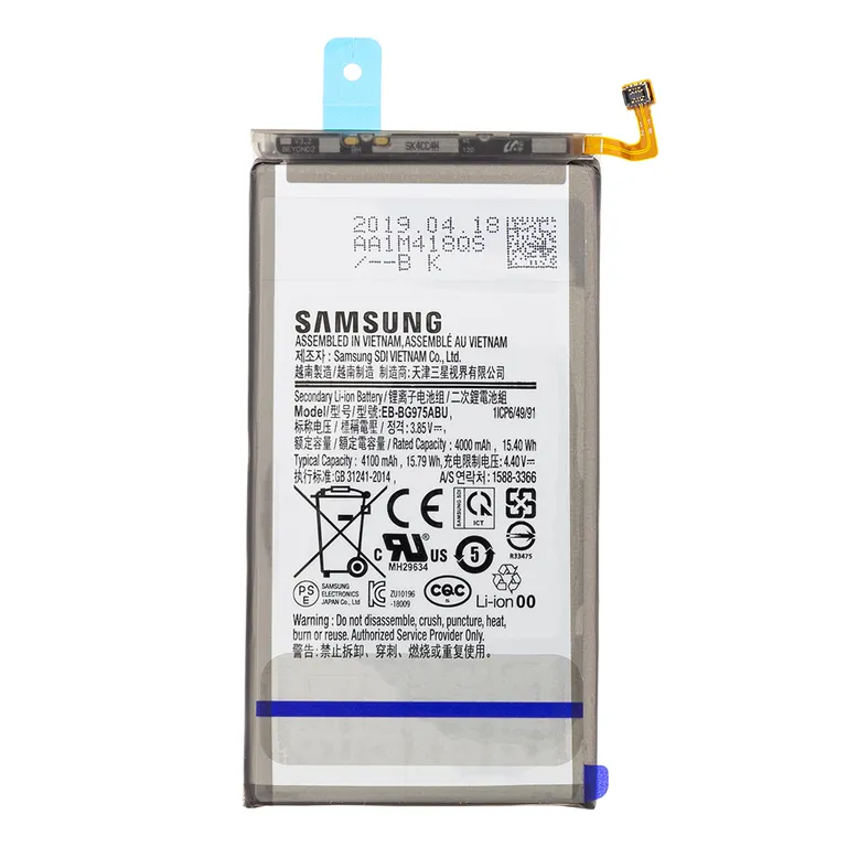 EB-BG975ABU Samsung Baterie Li-Ion 4100mAh (szervizcsomag)