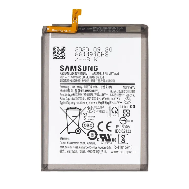 EB-BN770ABY Samsung akkumulátor Li-Ion 4500mAh (ömlesztve)