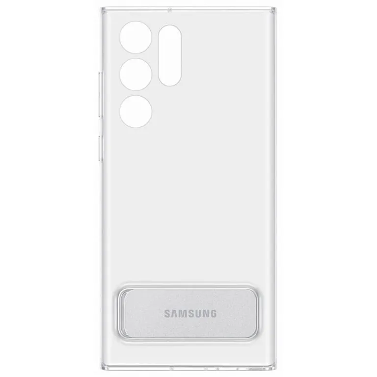 EF-JS908CTE Samsung Clear Standing Kryt pro Galaxy S22 Ultra átlátszó tok