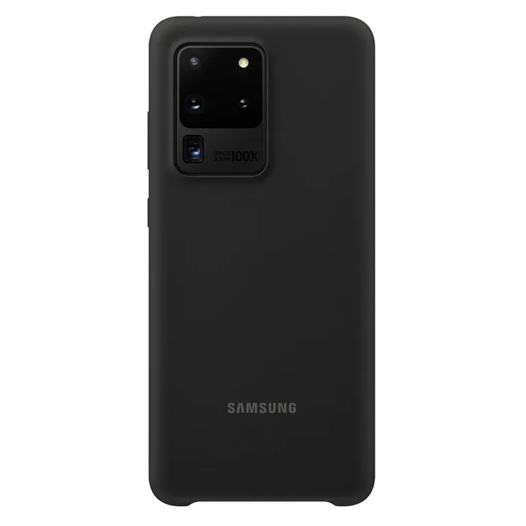 EF-PG988TBE Samsung szilikon borítás Galaxy S20 Ultra fekete színű készülékhez tok