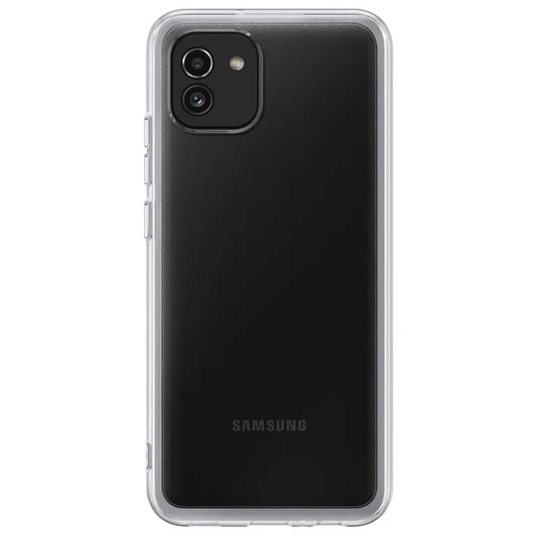 EF-QA036TTE Samsung Soft Clear Kryt pro Galaxy A03 Átlátszó tok
