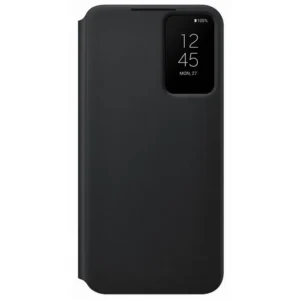 EF-ZS906CBE Samsung Clear View Cover pro Galaxy S22+ fekete tok
