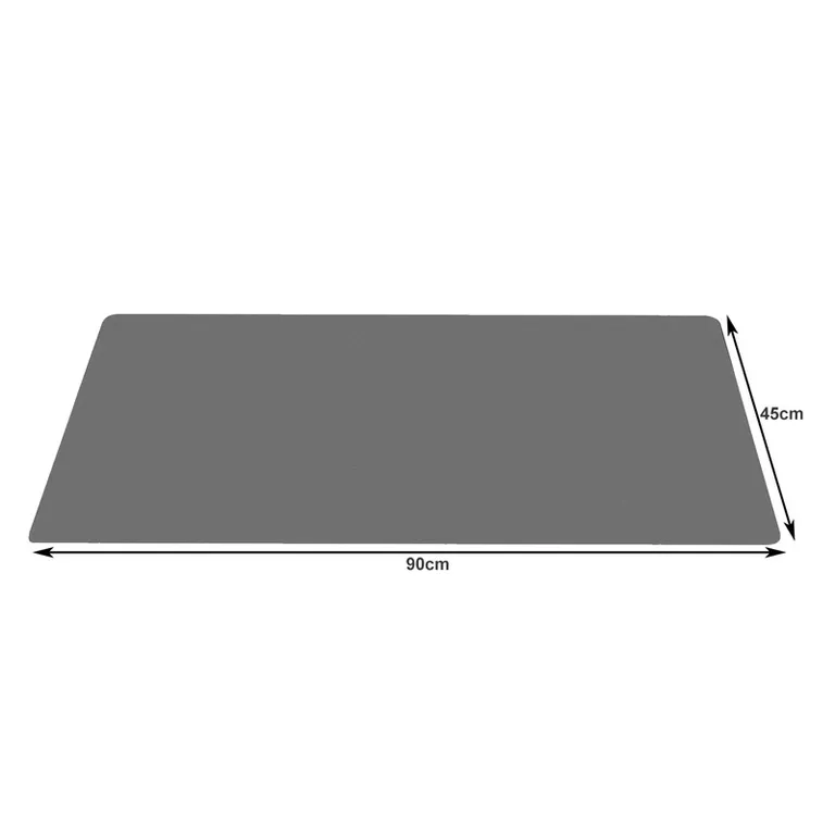 Egér- és billentyűzetpad - szürke, 90x45x0,2 cm
