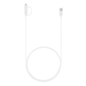 EP-DG930DWE Samsung kombinált microUSB adatkábel USB-C reduktorral 1,5 m fehér (ömlesztett)
