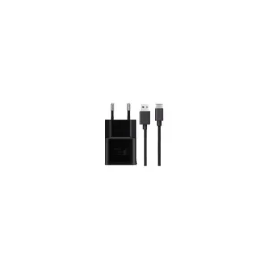 EP-TA200EBE + EP-DG970BBE Samsung 15W-os utazási töltő + USB-C adatkábel fekete (OOB Bulk)