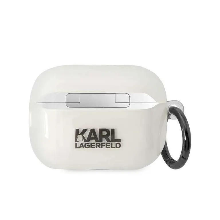 Eredeti Apple Airpods Pro 2 Case Karl Lagerfeld Ikonik Karl Lagerfeld (KLAP2HNIKTCT) Átlátszó