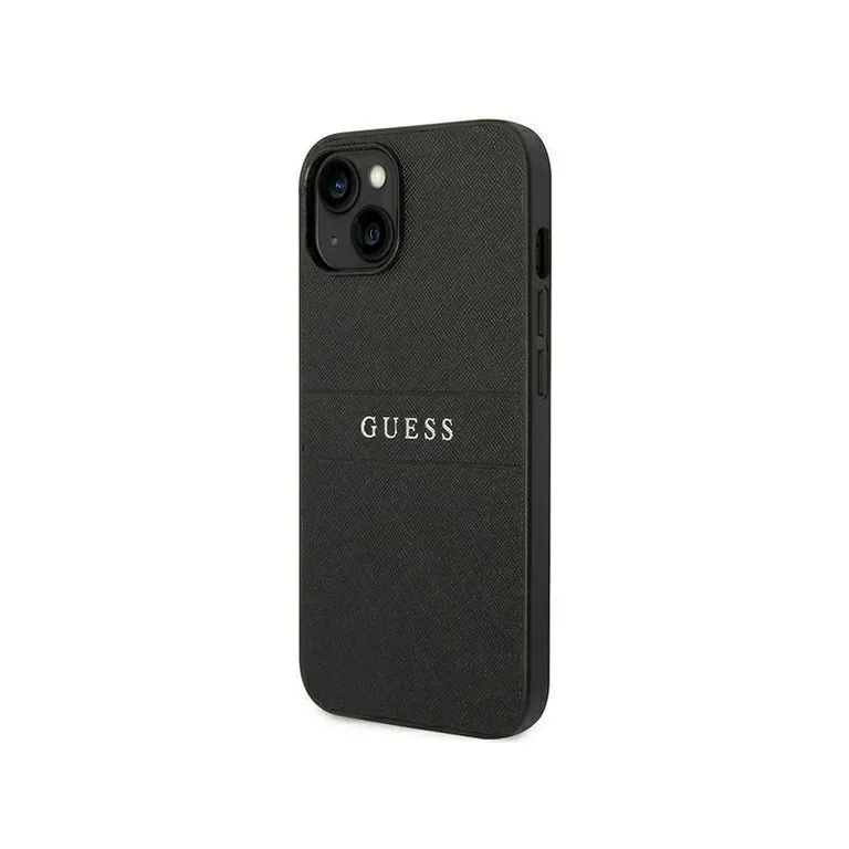 Eredeti eset iPhone 14 14 Guess Saffiano Strap Black