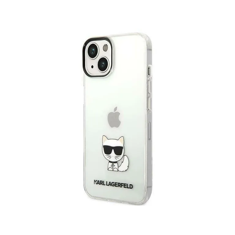 Eredeti eset iPhone 14 Karl Lagerfeld Hardcase Chupette test átlátszó