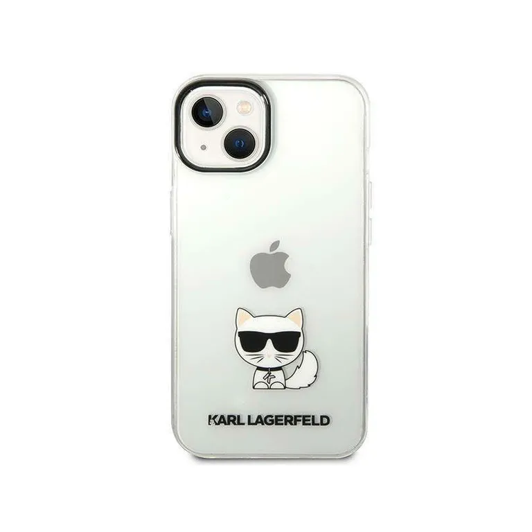 Eredeti eset iPhone 14 Karl Lagerfeld Hardcase Chupette test átlátszó