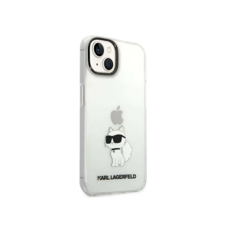 Eredeti eset iPhone 14 Karl Lagerfeld Hardcase IML NFT Choupette (KLHCP14SHNCHTCT) Átlátszó