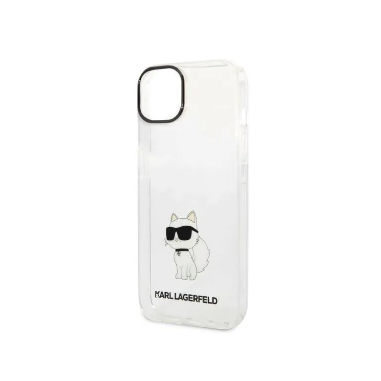 Eredeti eset iPhone 14 Karl Lagerfeld Hardcase IML NFT Choupette (KLHCP14SHNCHTCT) Átlátszó