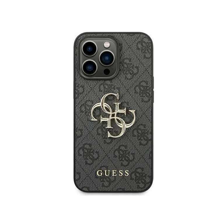 Eredeti eset iPhone 14 Pro Max Guess Hardcase 4G Big Metal Grey Logo - Image 3