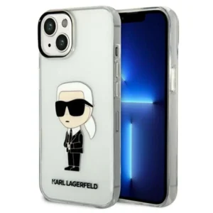 Eredeti iPhone 14 Plus Karl Lagerfeld Hardcase IML NFT Ikonik (KLHCP14MHKNIKTCT) Átlátszó