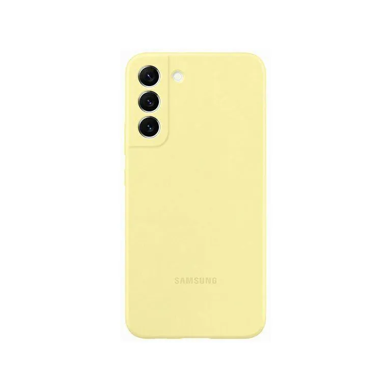Etui Samsung EF-PS906TY S22+ S906 żółty/sárga szilikon borítás tok