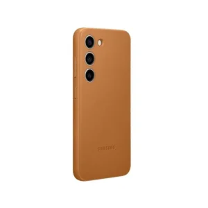 Etui Samsung EF-VS916LA S23 S916 S23+ S916 camel bőrborítás