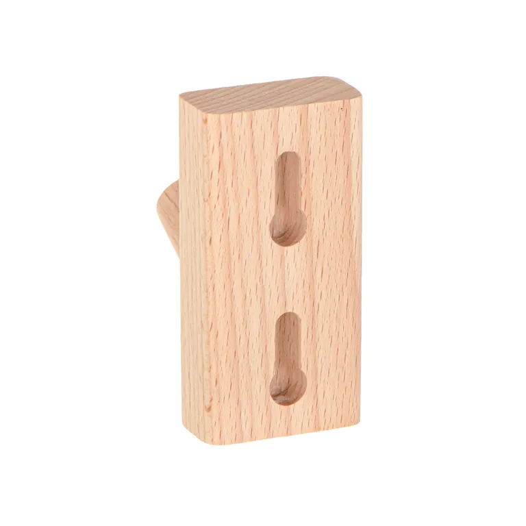 Fából készült ruhakampó kulcsos akasztó