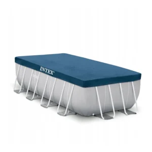 INTEX 28037 medence takaró 400x200 cm-es téglalap alakú csővázas medencékhez, kék