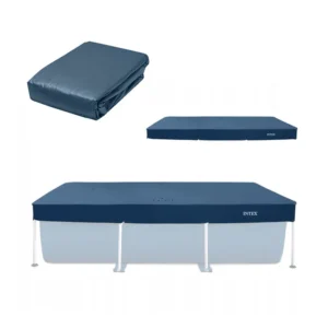 Intex 28036 téglalap alakú medencetakaró ponyva 2.6x1.6m, kék