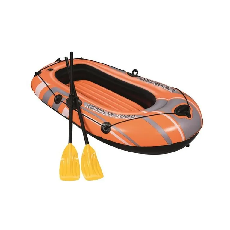 Kondor 1000 Felfújható csónak evezőlapáttal, narancssárga, 1,55 m x 93 cm