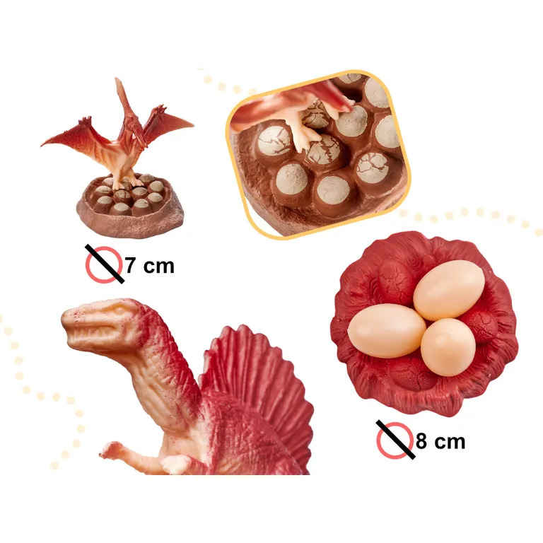 Figurák állatok dinoszauruszok + tartozékok 83 darab