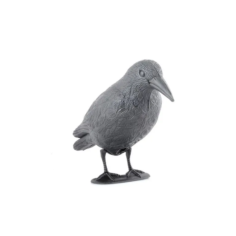 Műanyag madárriasztó, fekete varjú, 20x40 cm, 3 db-os szett