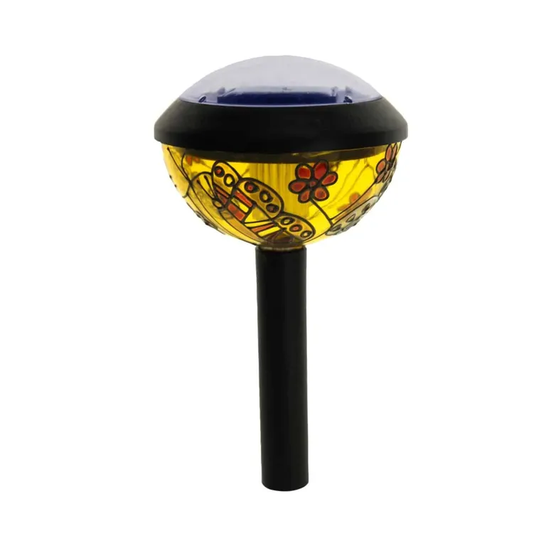 Genius Ideas Tiffany Design napelemes lámpa, 1.2V, 60mAh, Ø 9,3 cm
